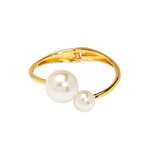 Double Pearl Cuff Bracelet - Lizzy G's Fine Gifts