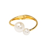 Double Pearl Cuff Bracelet - Lizzy G's Fine Gifts