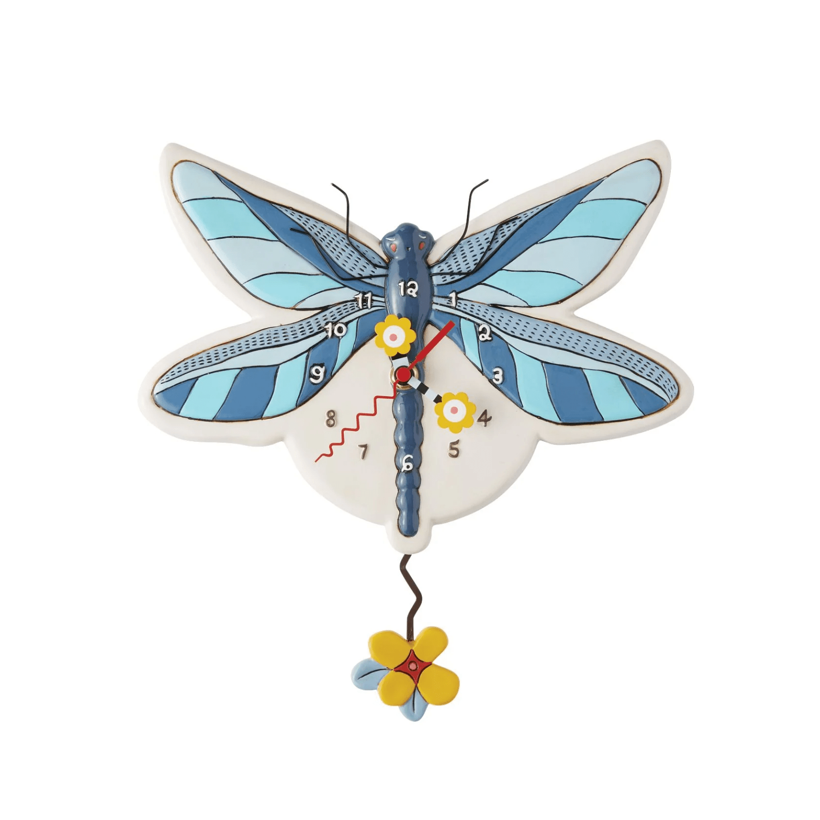 Dragonfly Clock - Lizzy G's Fine Gifts