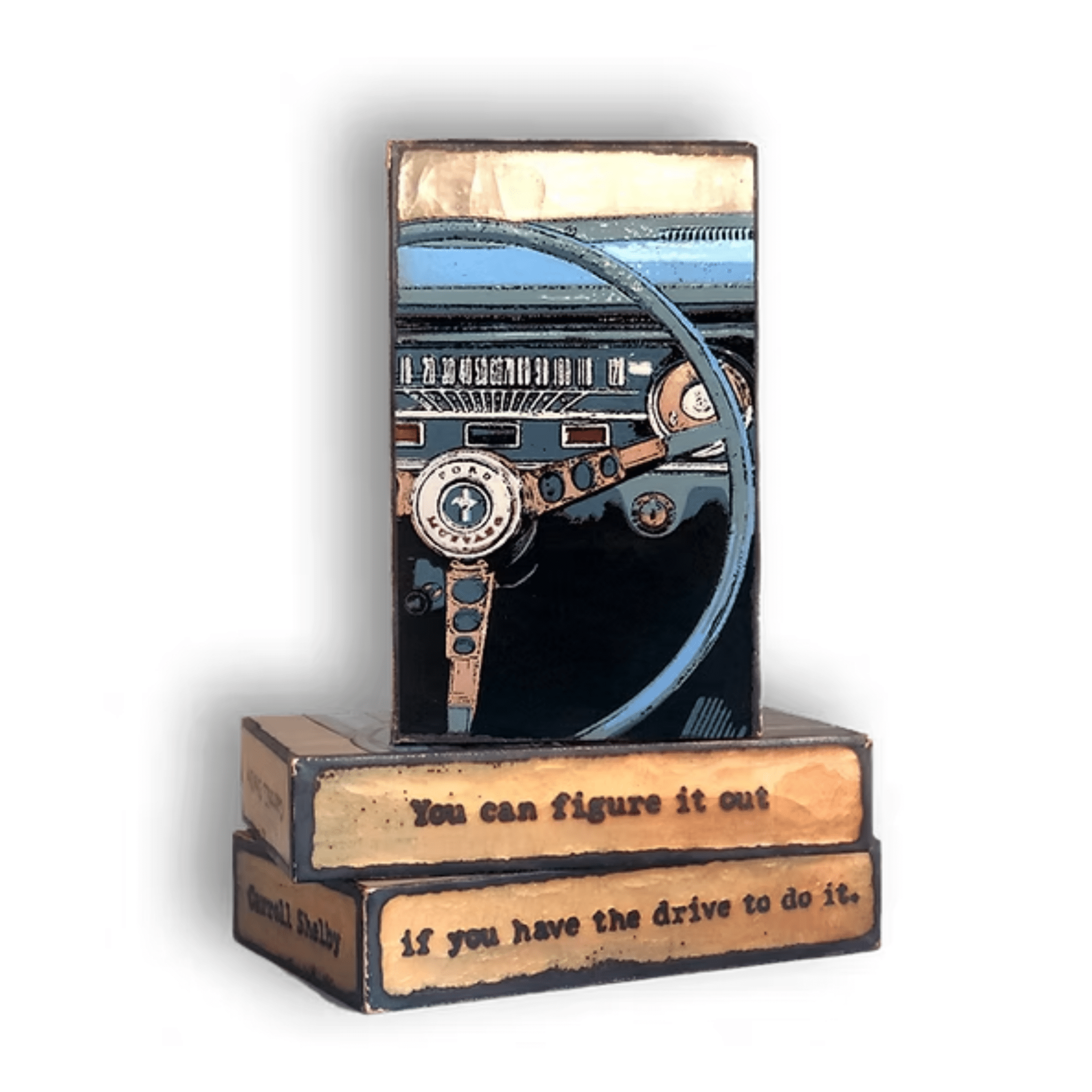 Drive - 253 - Copper Art Block - Lizzy G's Fine Gifts