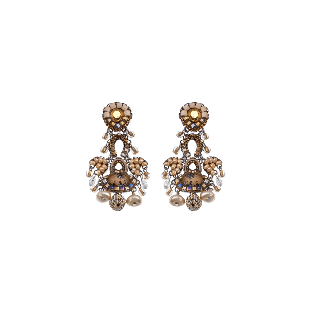 Drops of Gold Earrings - Dolce - Lizzy G's Fine Gifts