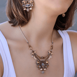 Drops of Gold Necklace - Paz - Lizzy G's Fine Gifts