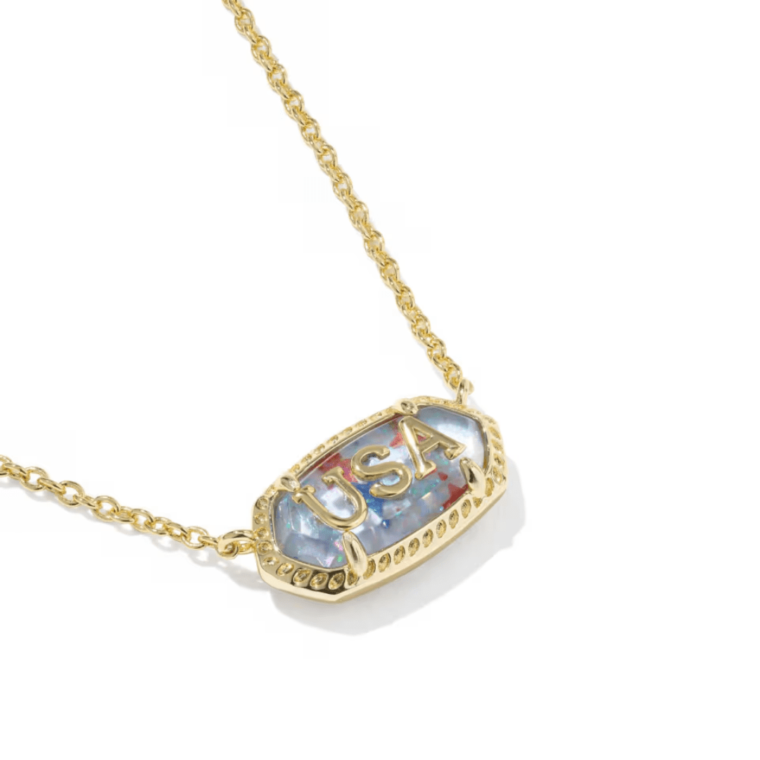 Elisa USA Pendant Necklace - Lizzy G's Fine Gifts