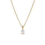 Elise Delicate Solitaire Pendant Necklace - Lizzy G's Fine Gifts