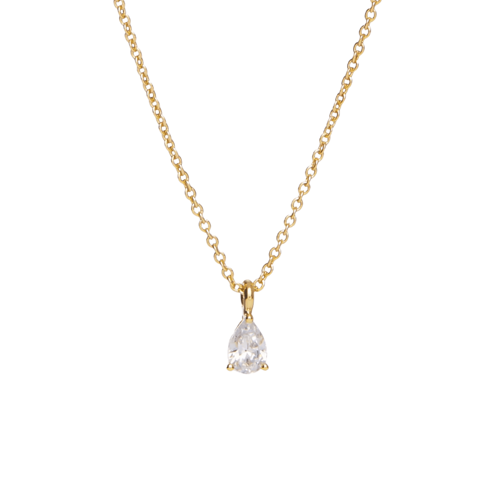 Elise Delicate Solitaire Pendant Necklace - Lizzy G's Fine Gifts