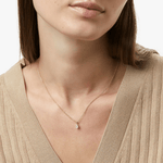 Elise Delicate Solitaire Pendant Necklace - Lizzy G's Fine Gifts