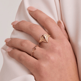 Emanate Love Heart Ring - Lizzy G's Fine Gifts