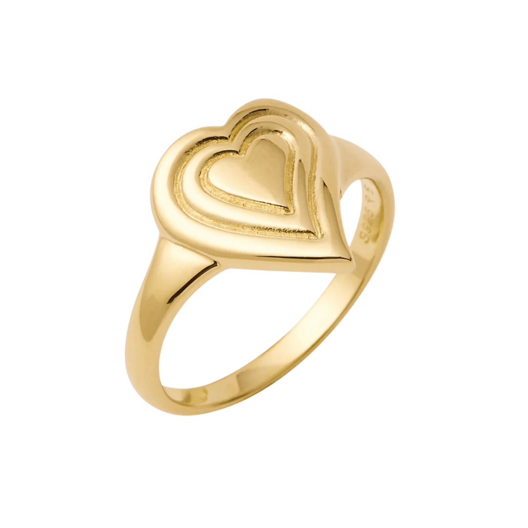 Emanate Love Heart Ring - Lizzy G's Fine Gifts