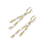 Embry Chain Huggie Earrings - Lizzy G's Fine Gifts