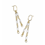 Embry Chain Huggie Earrings - Lizzy G's Fine Gifts