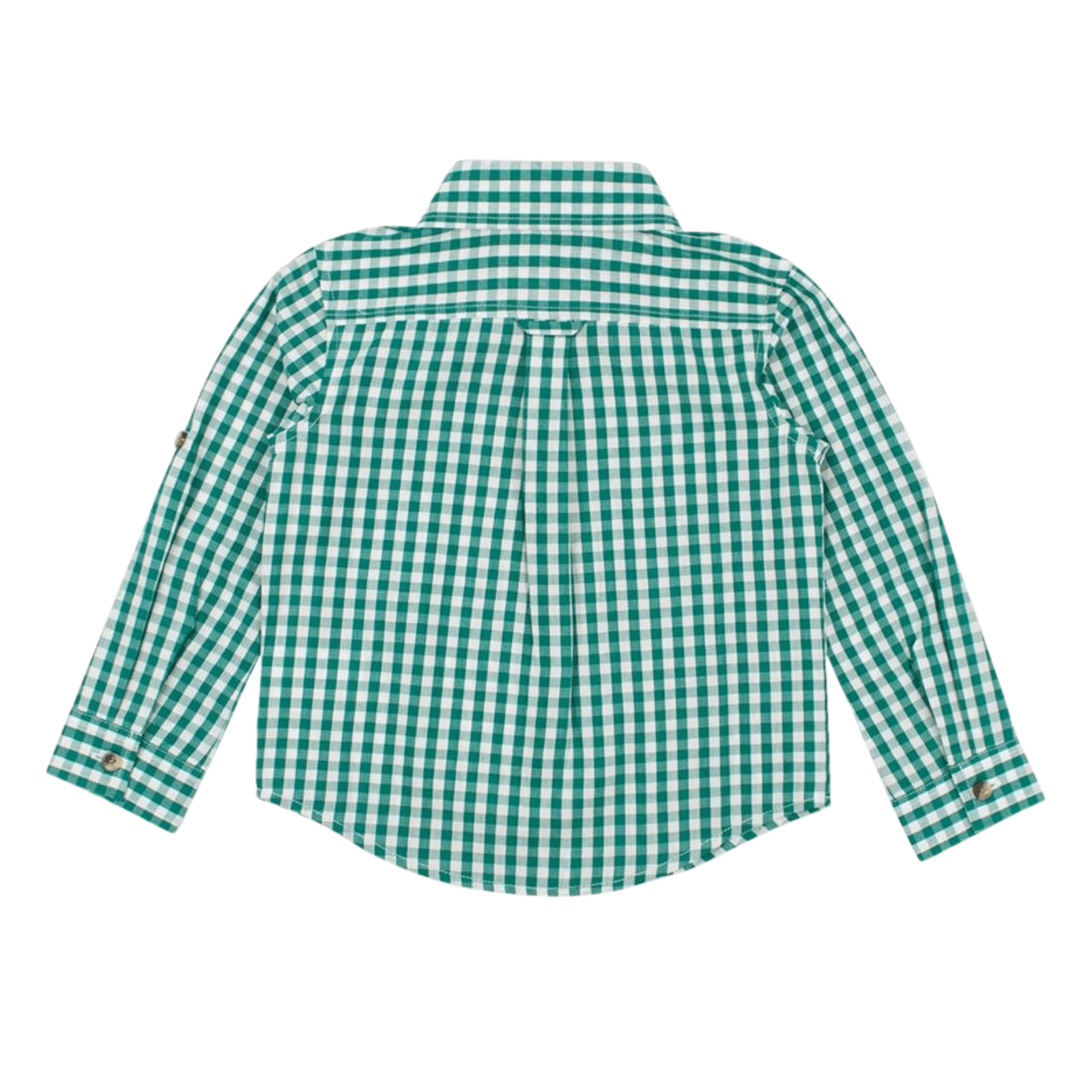 Emerald Gingham Long Sleeve Button Down - Lizzy G's Fine Gifts