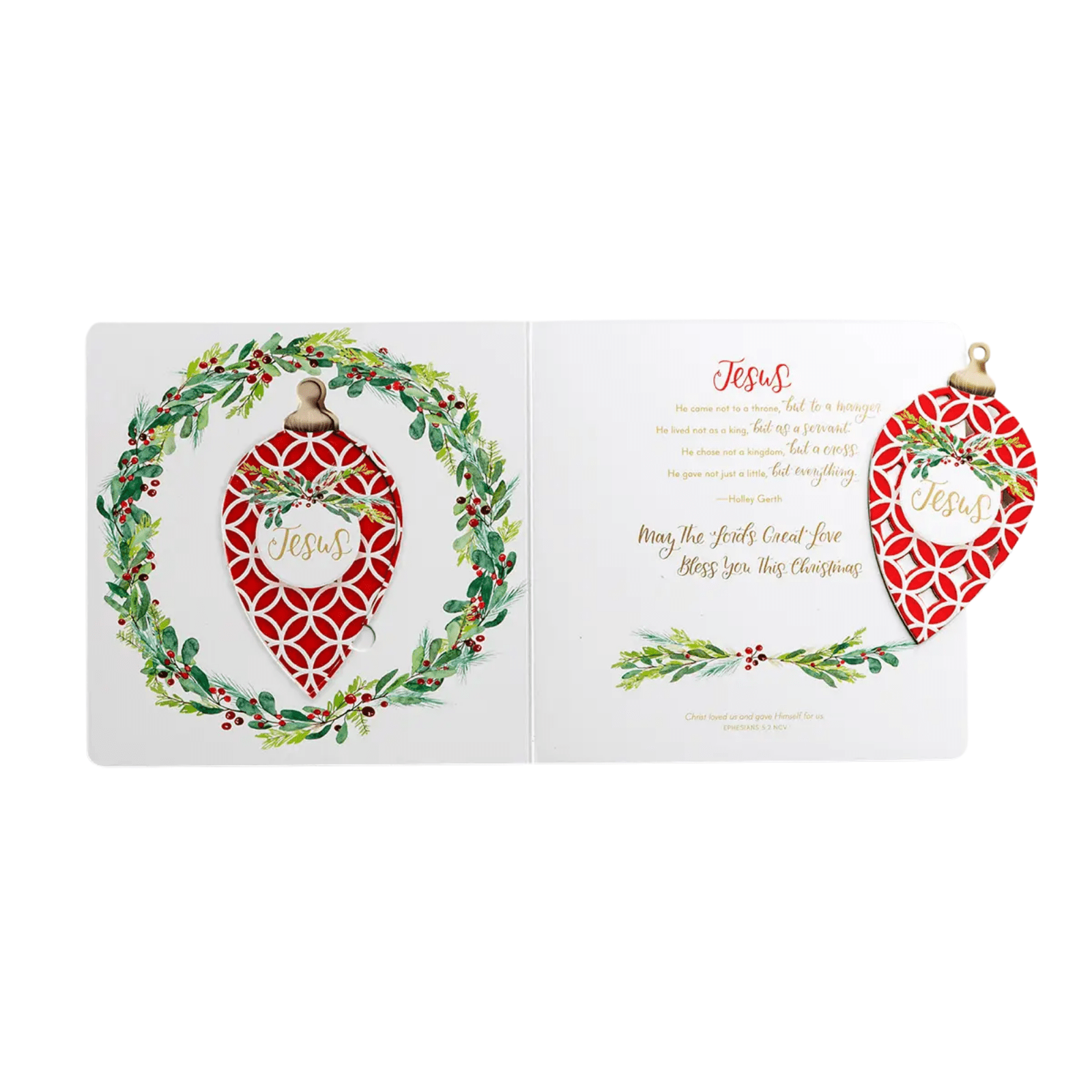 Emmanuel Ornament Board Book - Lizzy G's Fine Gifts