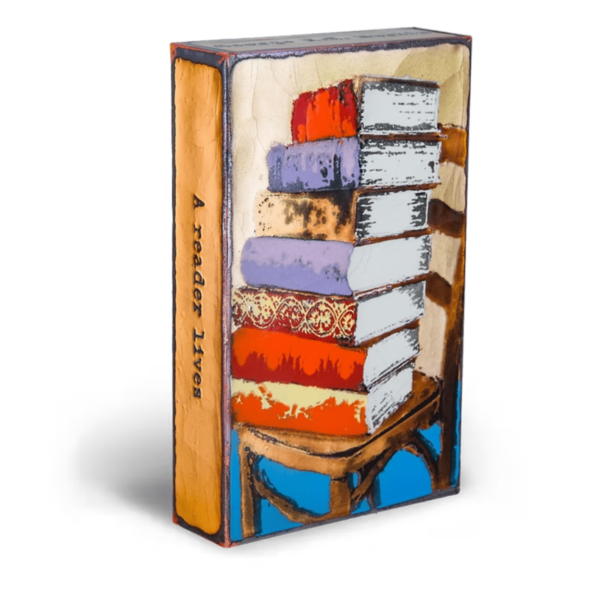 Epic Tales - 141 - Copper Art Block - Lizzy G's Fine Gifts
