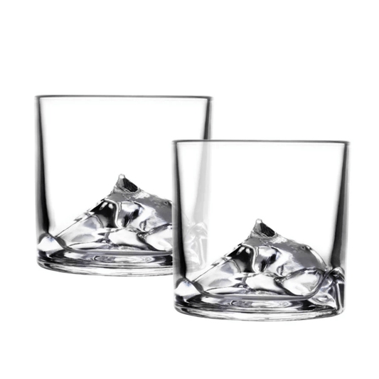 Everest Set of 2 Whiskey Glasses - Lizzy G's Fine Gifts