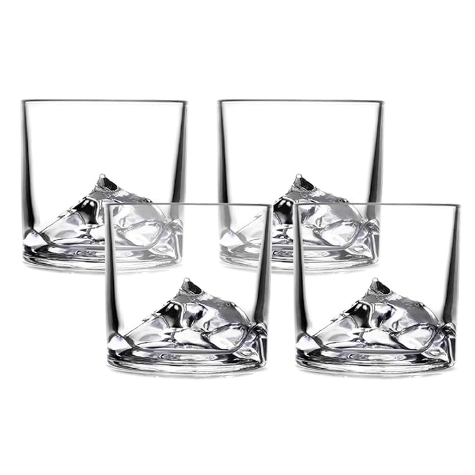 Everest Set of 4 Whiskey Glasses - Lizzy G's Fine Gifts