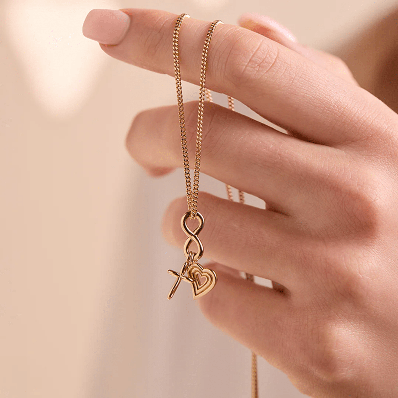 Faith Hope & Love Pendant - Lizzy G's Fine Gifts