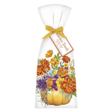 Fall Mums Pumpkin Towel Set - Lizzy G's Fine Gifts