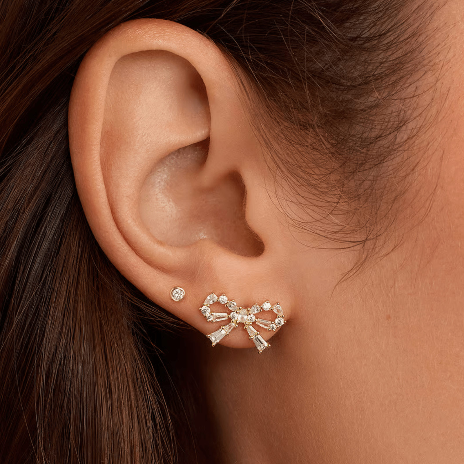 Fancy Bow Earrings - Lizzy G's Fine Gifts
