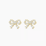 Fancy Bow Earrings - Lizzy G's Fine Gifts