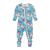 Fancy Me Floral Footie PJs - Lizzy G's Fine Gifts