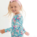 Fancy Me Floral Toddler Two Piece PJ Set - Lizzy G's Fine Gifts
