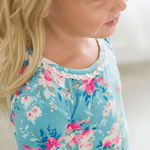 Fancy Me Floral Toddler Two Piece PJ Set - Lizzy G's Fine Gifts