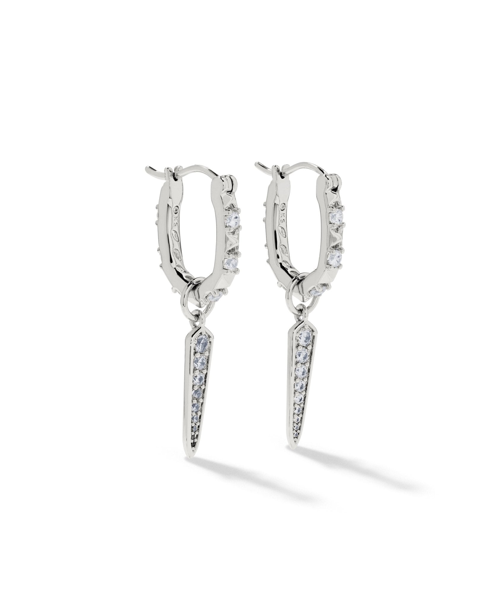 Fate Charm Huggie Earrings - Lizzy G's Fine Gifts