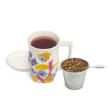 Fiore Cup Tea Cup with Infuser - Lizzy G's Fine Gifts