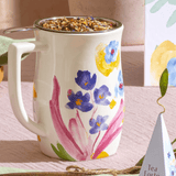 Fiore Cup Tea Cup with Infuser - Lizzy G's Fine Gifts