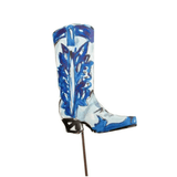 Floral Boot Garden Stake - Lizzy G's Fine Gifts
