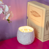 Floral Ceramic Sweet Grace Candle - Lizzy G's Fine Gifts