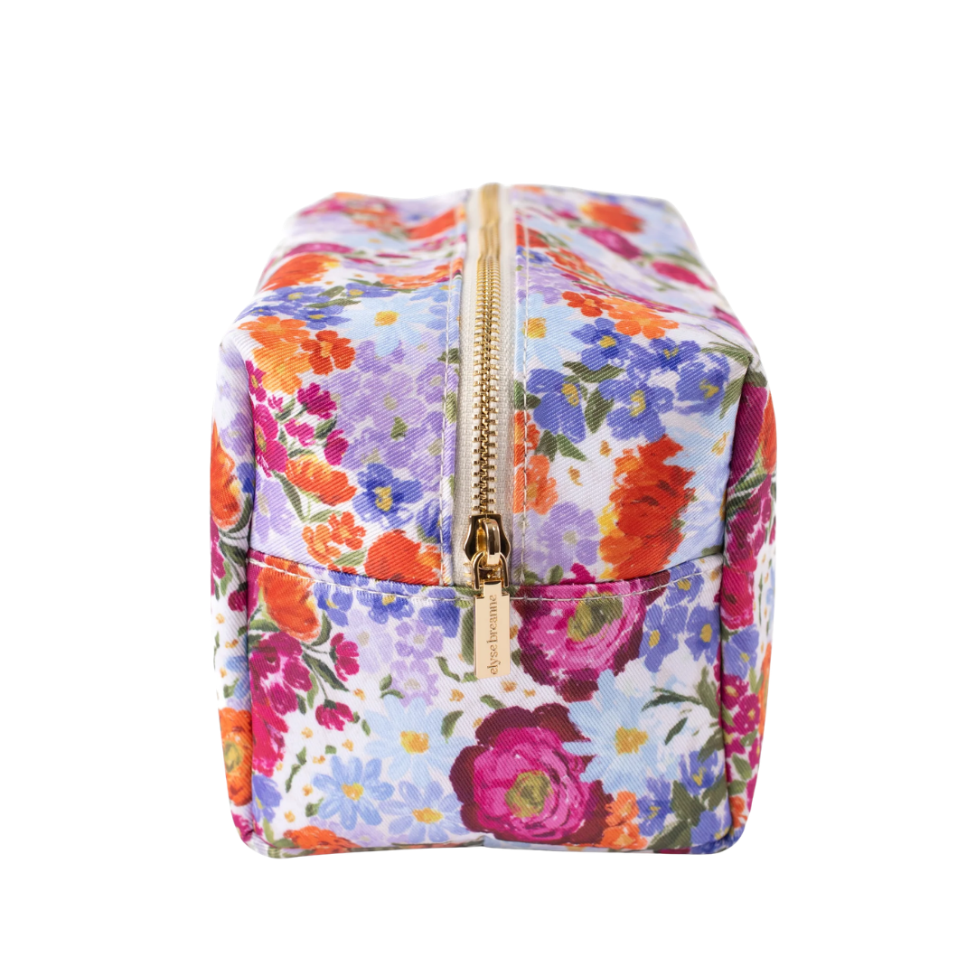 Floral Cosmetic Bag - Lizzy G's Fine Gifts
