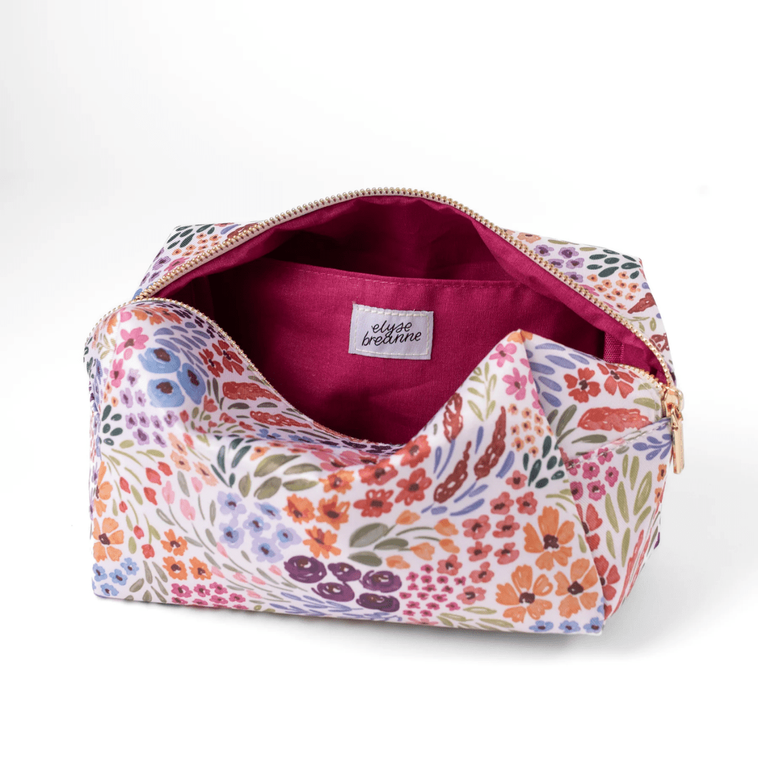 Floral Cosmetic Bag - Lizzy G's Fine Gifts