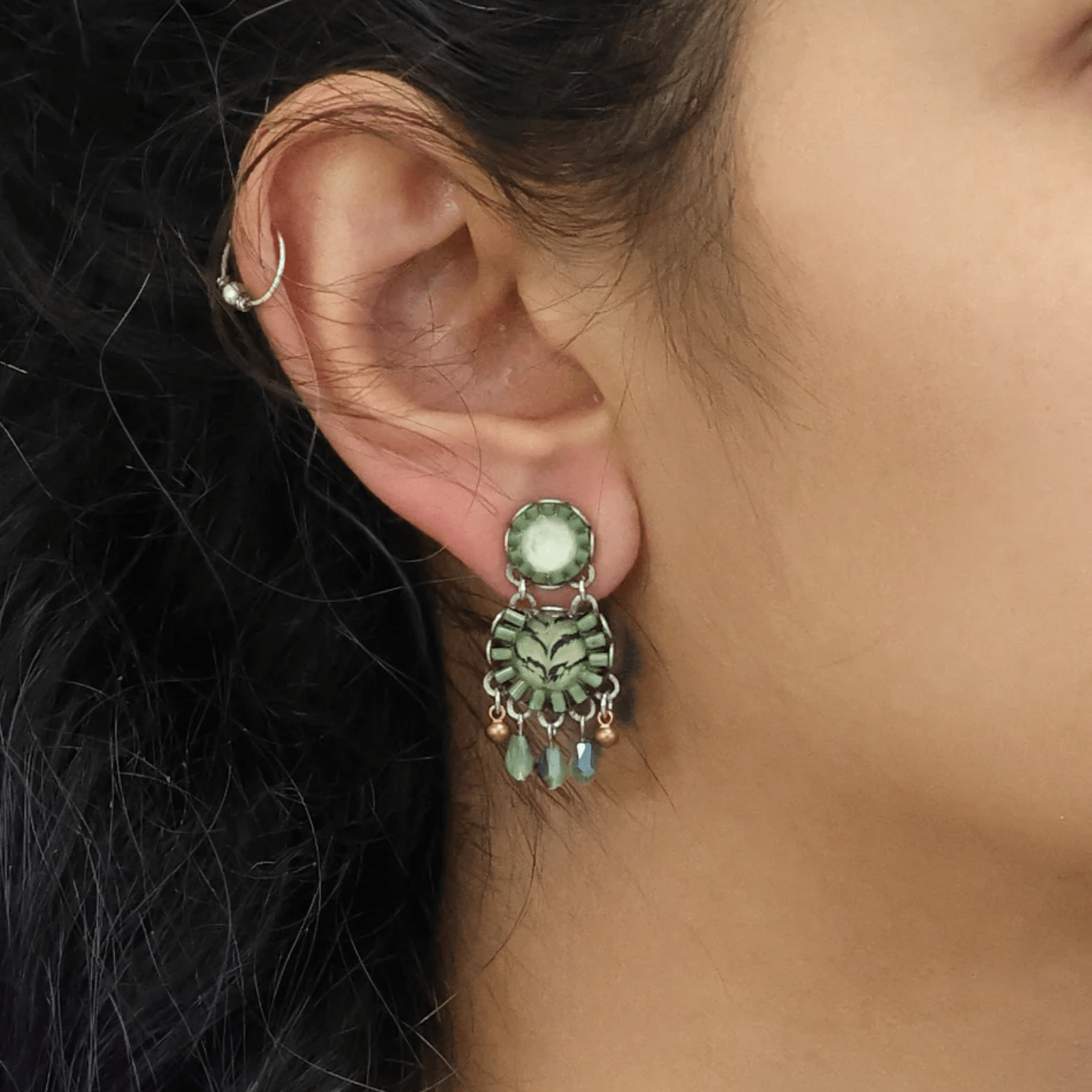 Florin Eucalyptus Earrings - Lizzy G's Fine Gifts