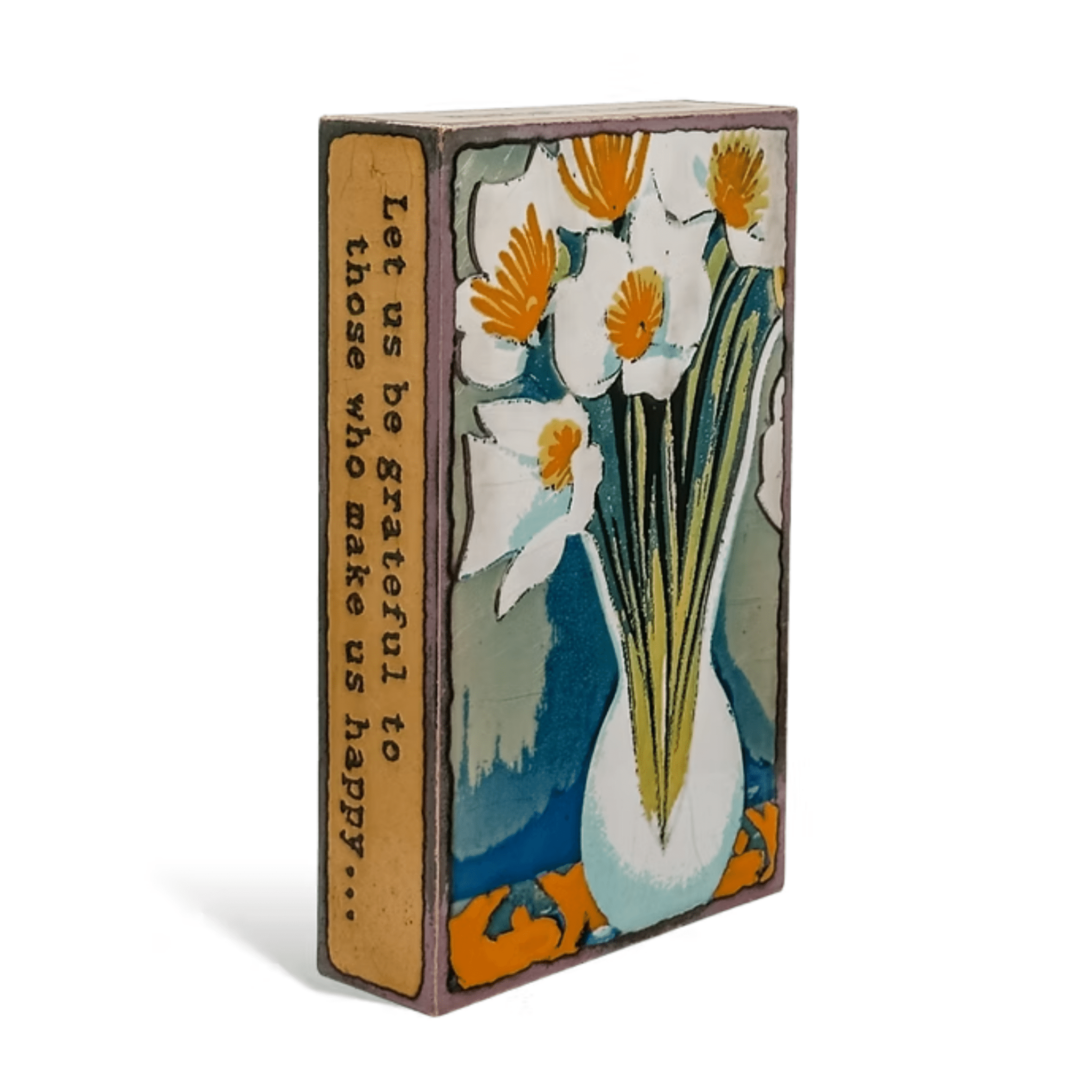 Flourish - 274 - Copper Art Block - Lizzy G's Fine Gifts