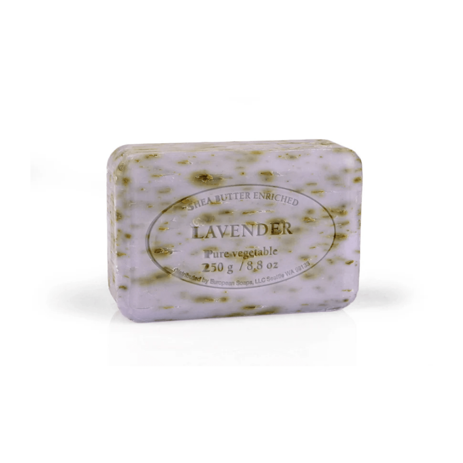 French Milled Shea Butter Soap Bar - Lavender - Lizzy G's Fine Gifts