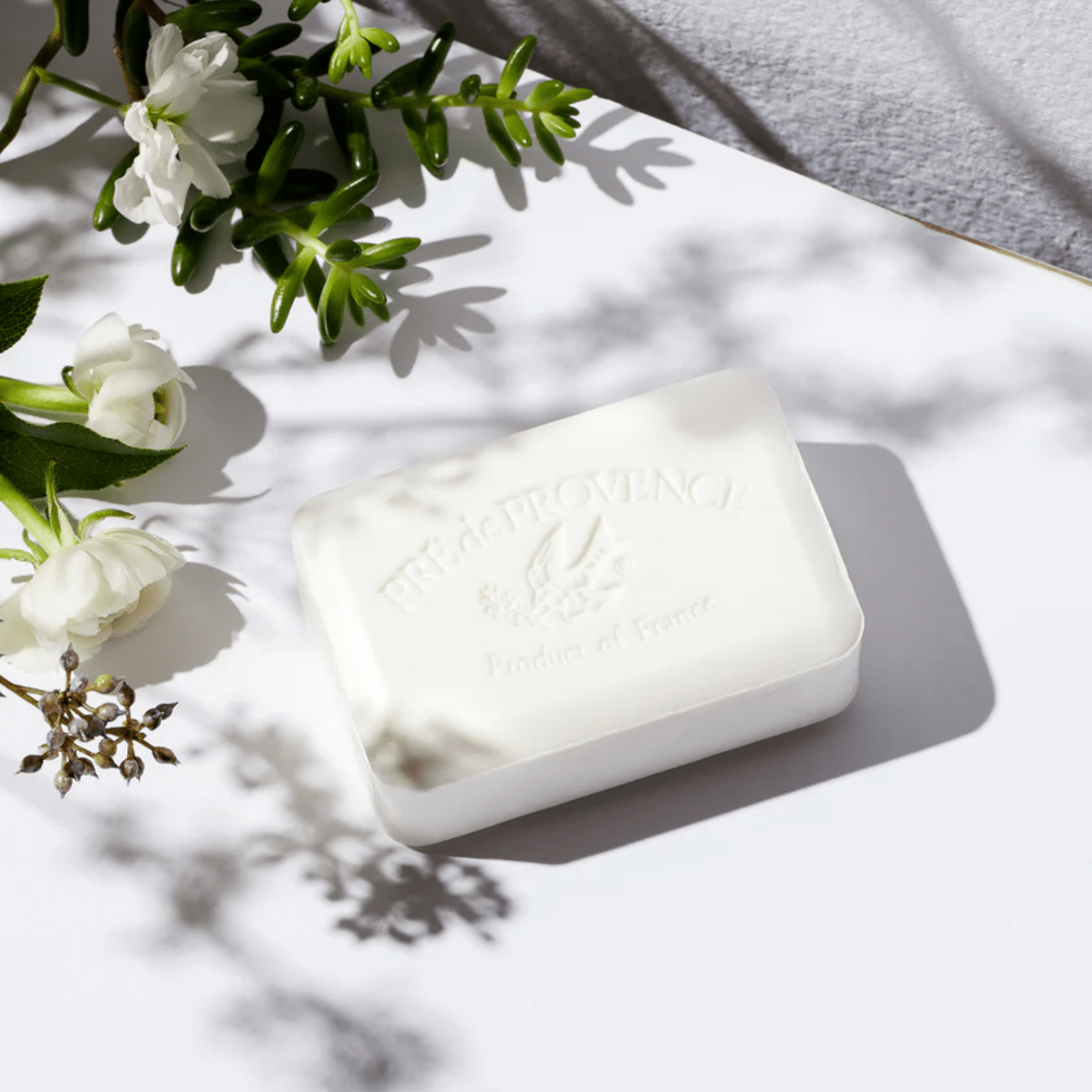 French Milled Shea Butter Soap Bar - Sea Salt - Lizzy G's Fine Gifts