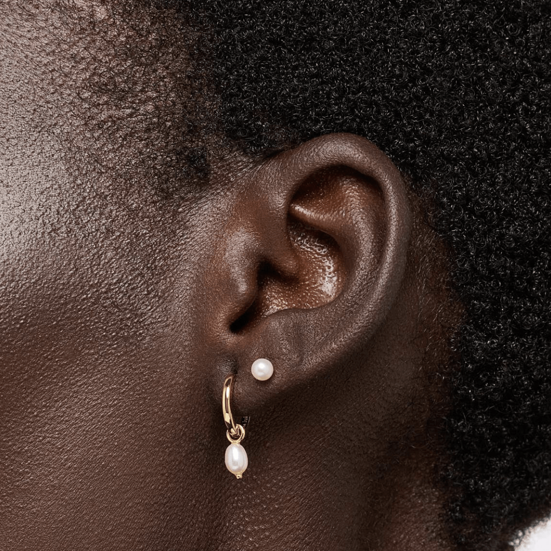 Frida Pearl Huggie Hoops - Lizzy G's Fine Gifts