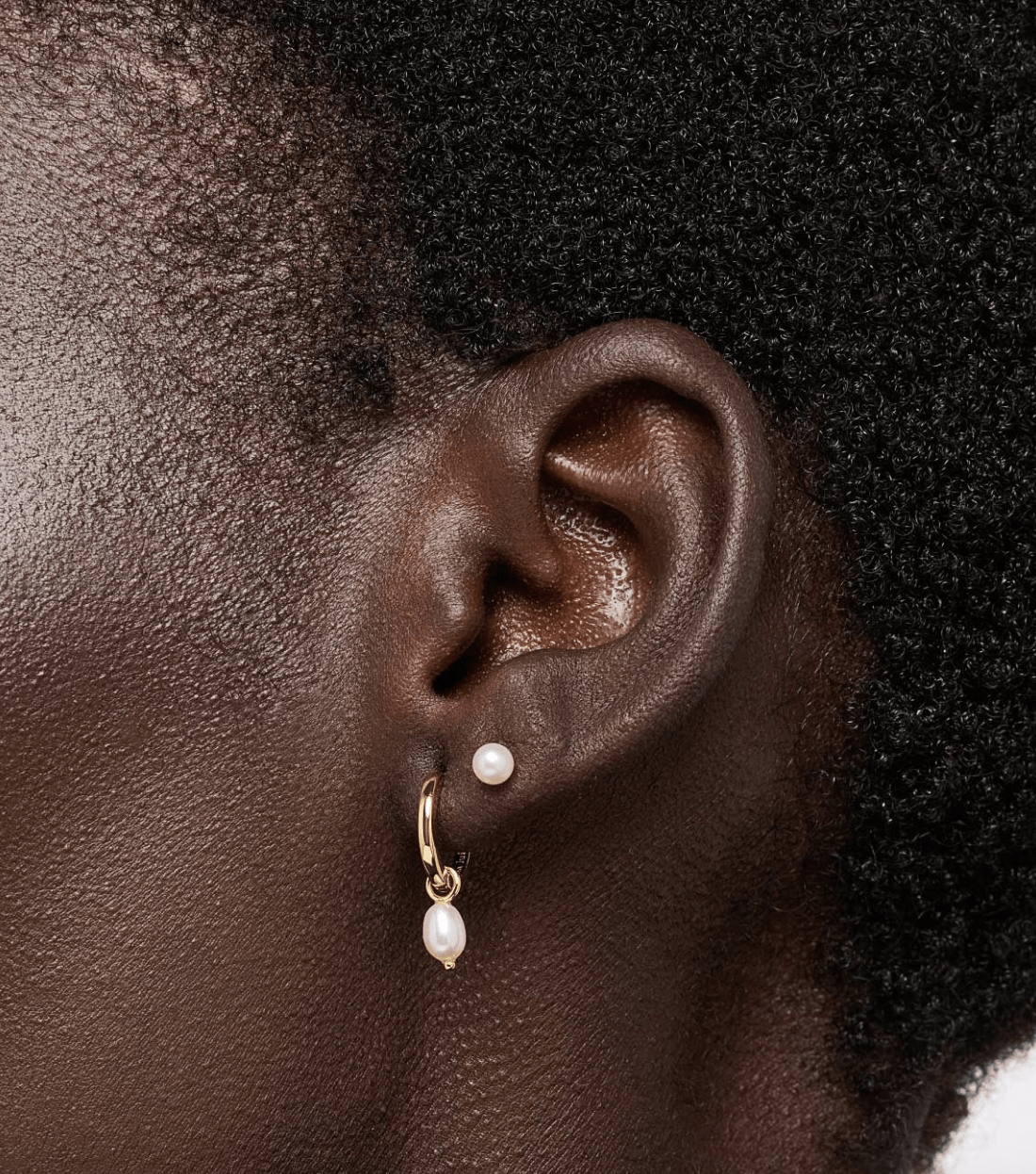 Frida Pearl Huggie Hoops - Lizzy G's Fine Gifts