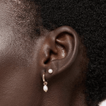 Frida Pearl Huggie Hoops - Lizzy G's Fine Gifts