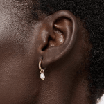 Frida Pearl Huggie Hoops - Lizzy G's Fine Gifts