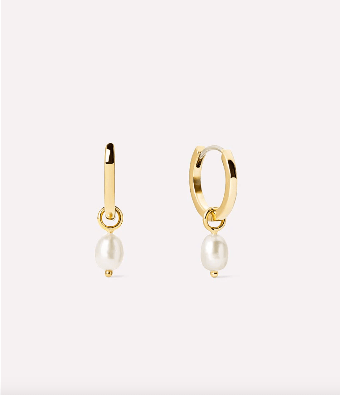 Frida Pearl Huggie Hoops - Lizzy G's Fine Gifts