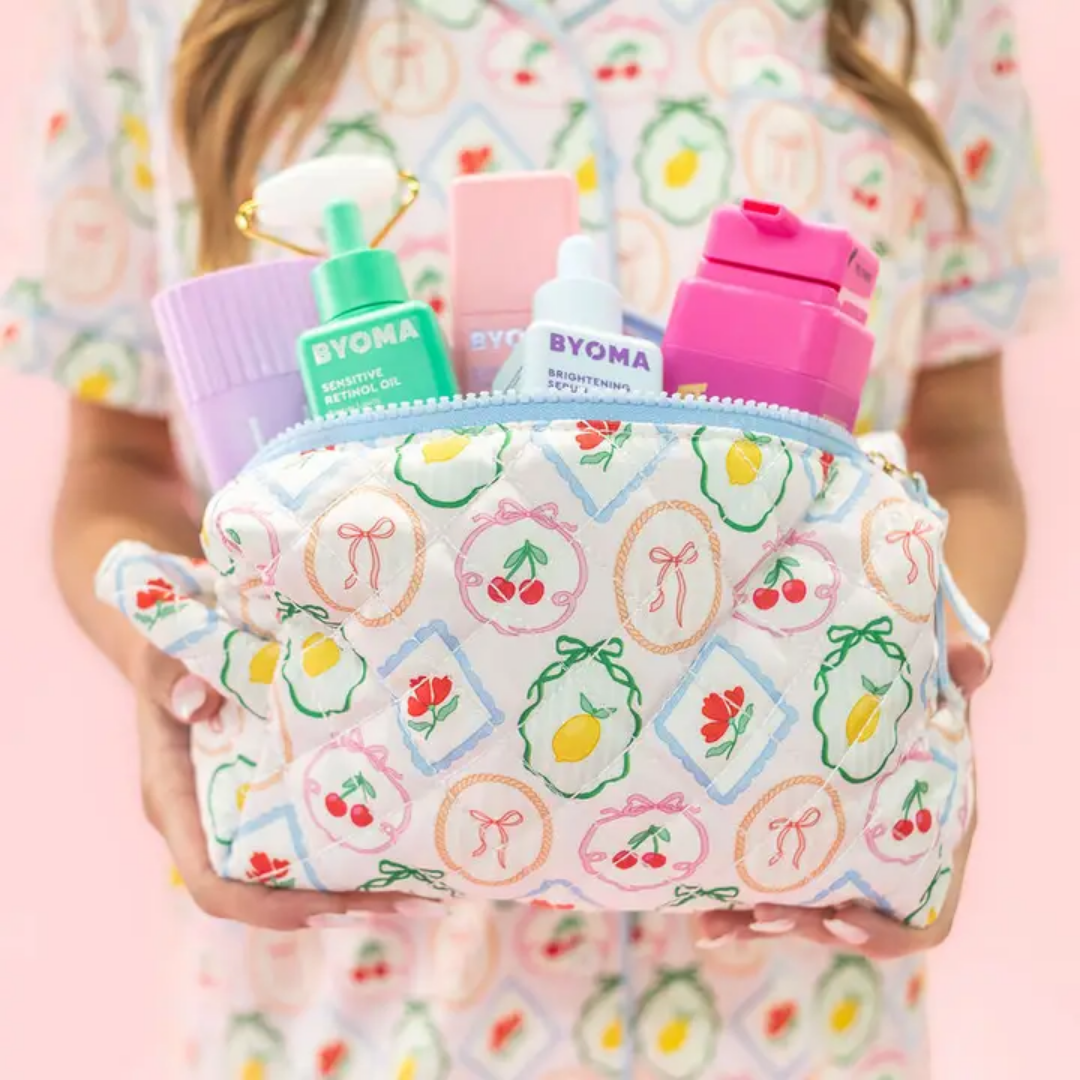 Fruit Cocktail Cosmetic Bag - Lizzy G's Fine Gifts