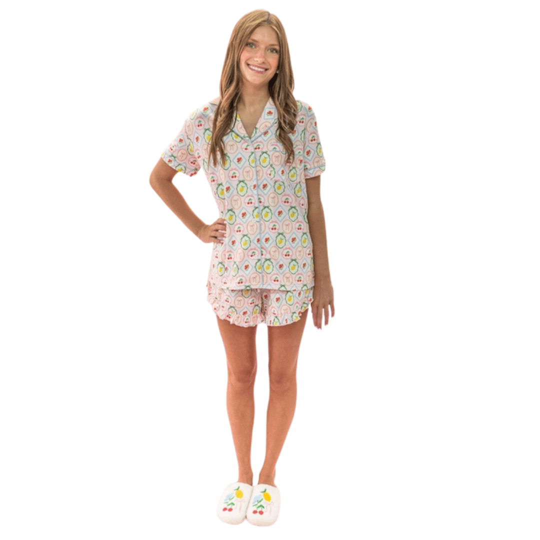 Fruit Cocktail Pajama Set - Lizzy G's Fine Gifts