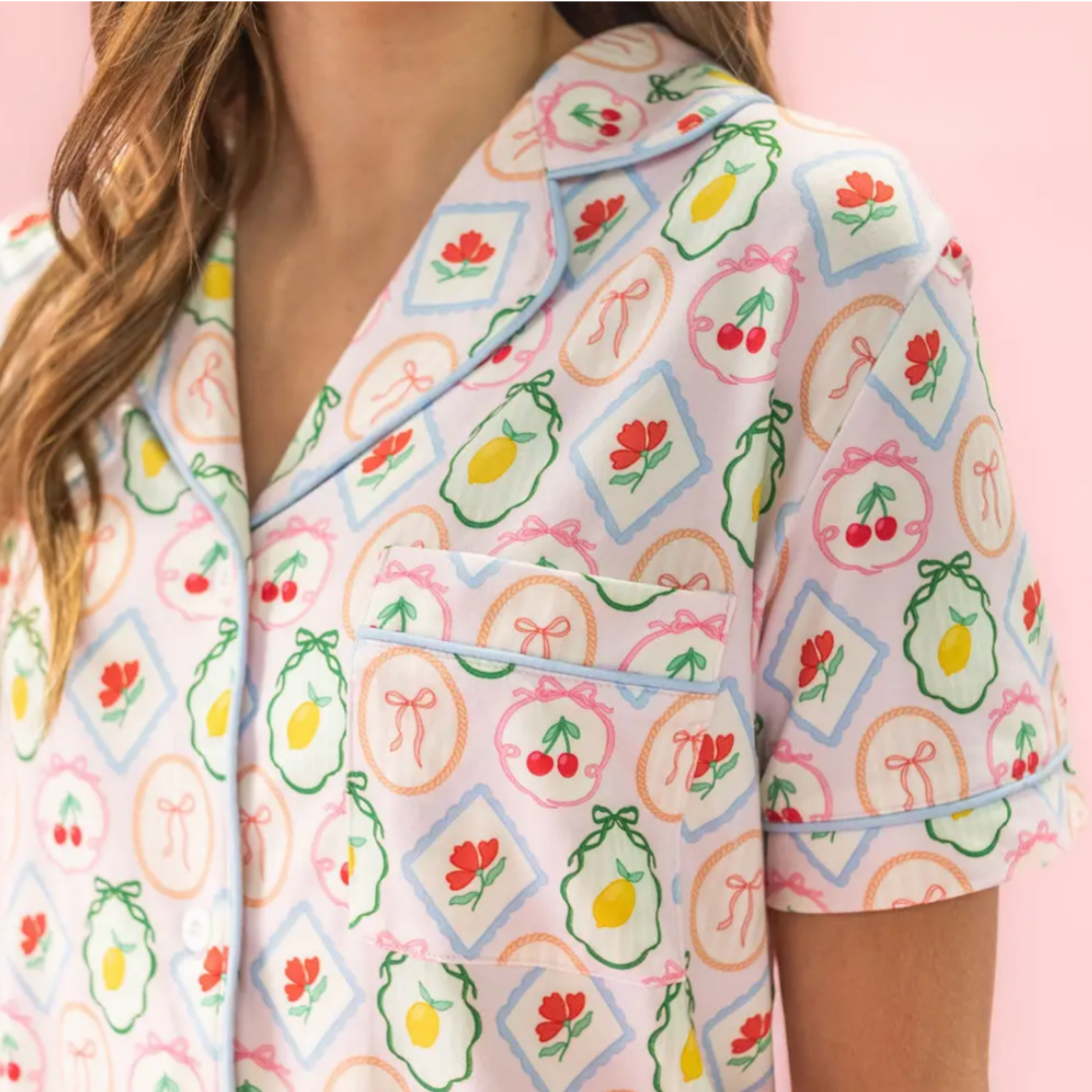 Fruit Cocktail Pajama Set - Lizzy G's Fine Gifts