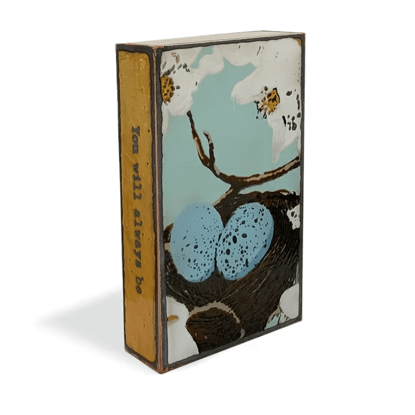 Fulfillment - 238 RETIRED - Copper Art Block - Lizzy G's Fine Gifts