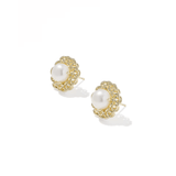 Gabriella Pearl Stud Earrings - Lizzy G's Fine Gifts