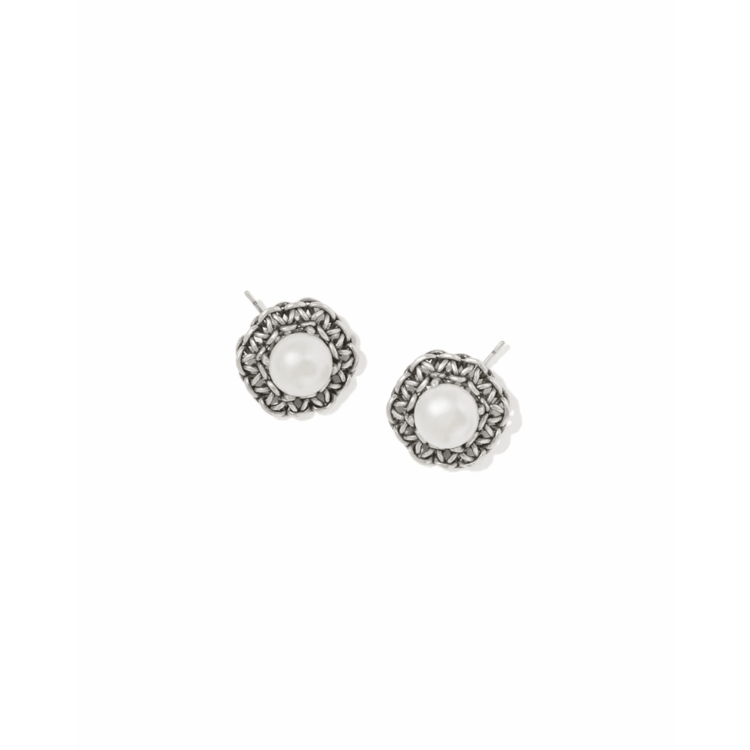 Gabriella Pearl Stud Earrings - Lizzy G's Fine Gifts
