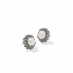 Gabriella Pearl Stud Earrings - Lizzy G's Fine Gifts