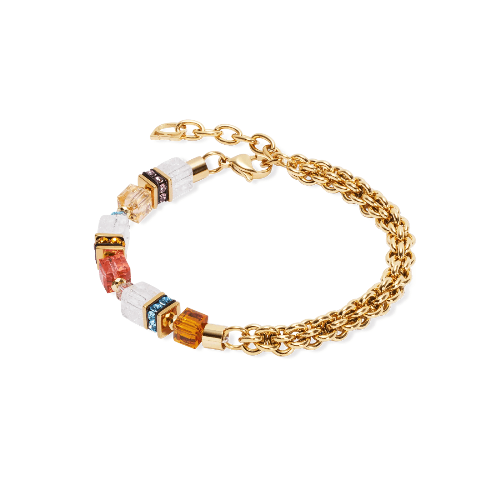 GeoCUBE® Fusion Summer Bracelet Gold - Sunset - Lizzy G's Fine Gifts